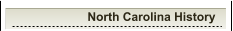 North Carolina History